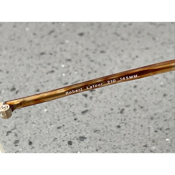 Robert Latour 210 Eyeglasses Frames ONLY Color BD 50-20-145 Japan full rim round - Picture 7 of 13